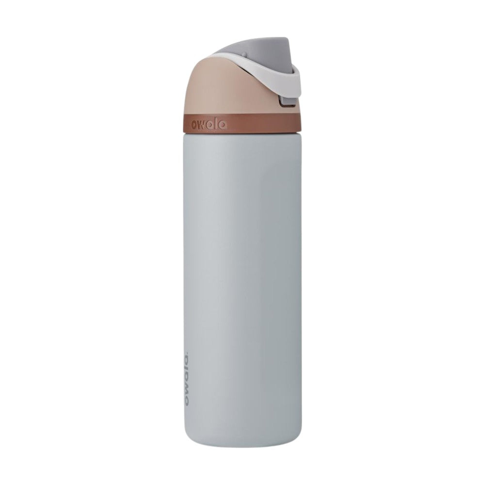 Botella Térmica Owala 24 oz – Silver/Brown