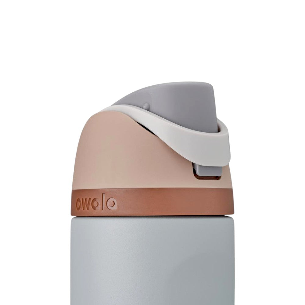 Botella Térmica Owala 24 oz – Silver/Brown