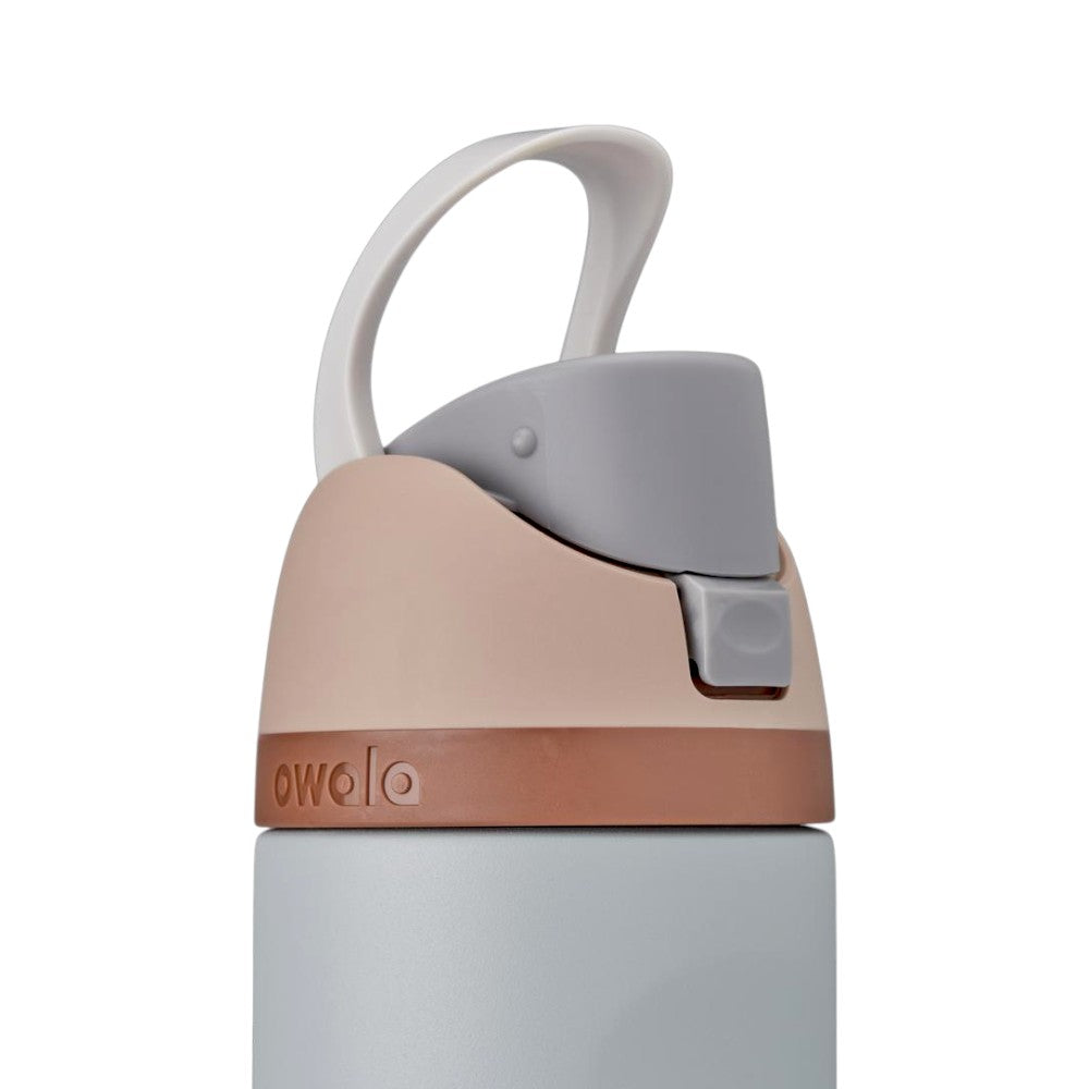 Botella Térmica Owala 24 oz – Silver/Brown
