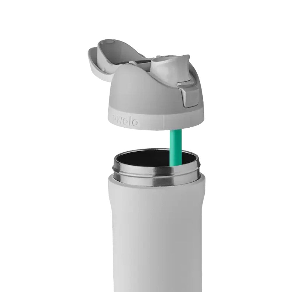 Botella Térmica Owala 24 oz – Silver/White