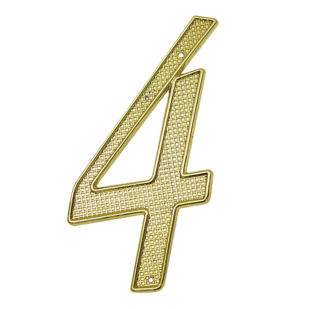 Número Para Puerta N°4 Best Value de Metal 4"