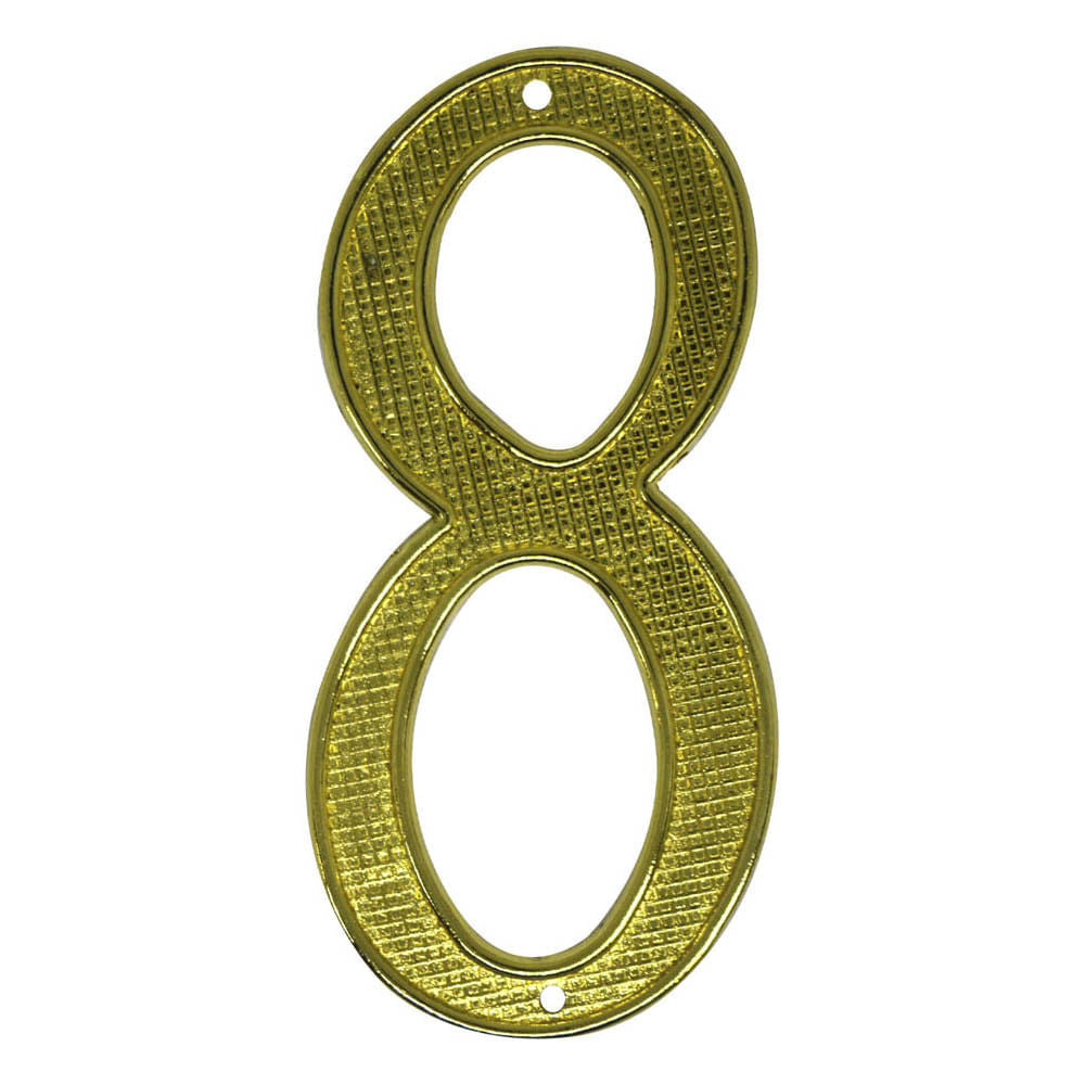 Número Para Puerta N°8 Best Value de Metal 4"