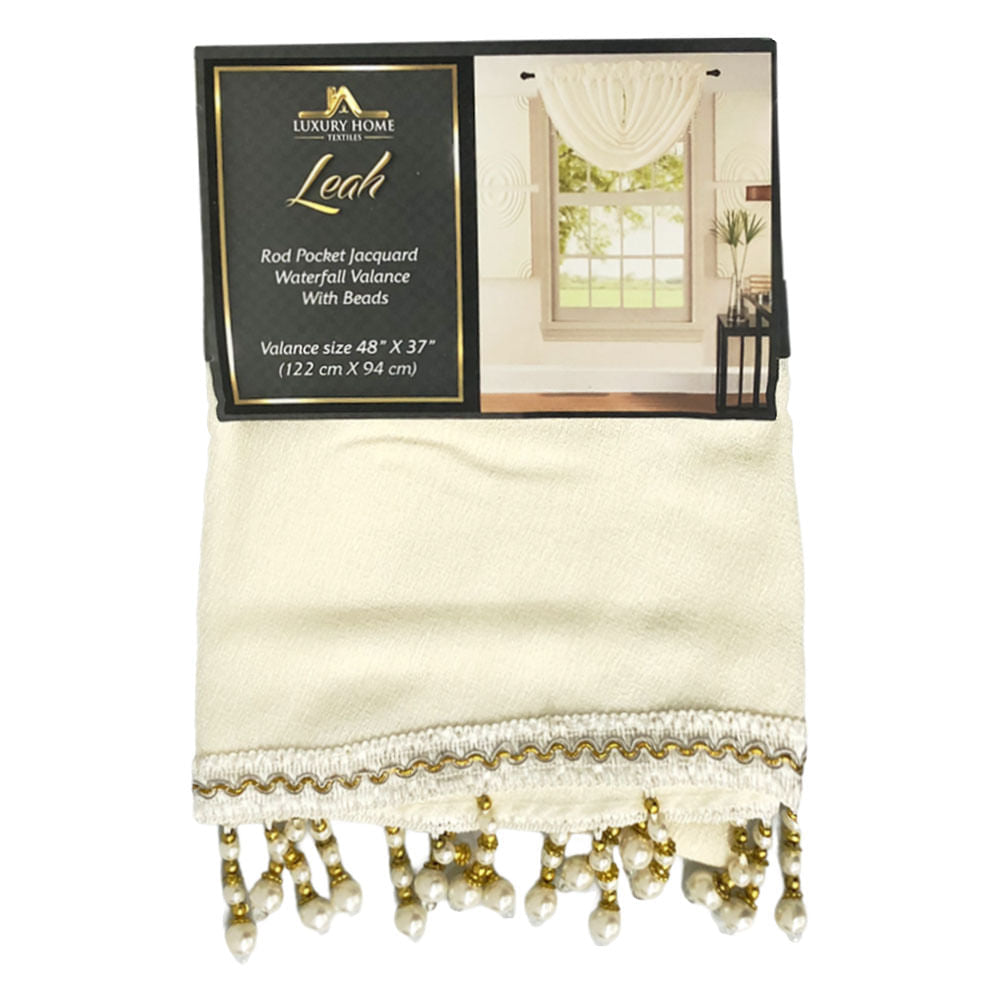 Cenefa Luxury Home Leah 48" x 37" Blanco