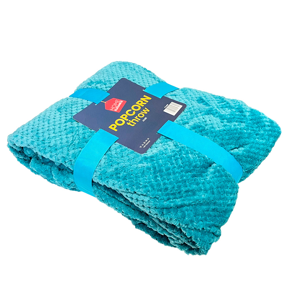 Manta de Lana 60"x80" Home Elegance Popcorn Throw / Surtido