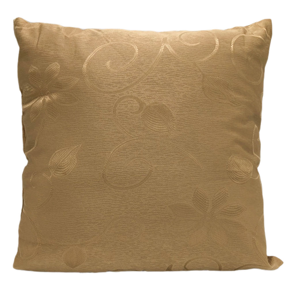 Cojín Decorativo Home Elegance Sochi de 45 cm x 45 cm - Dorado Oscuro