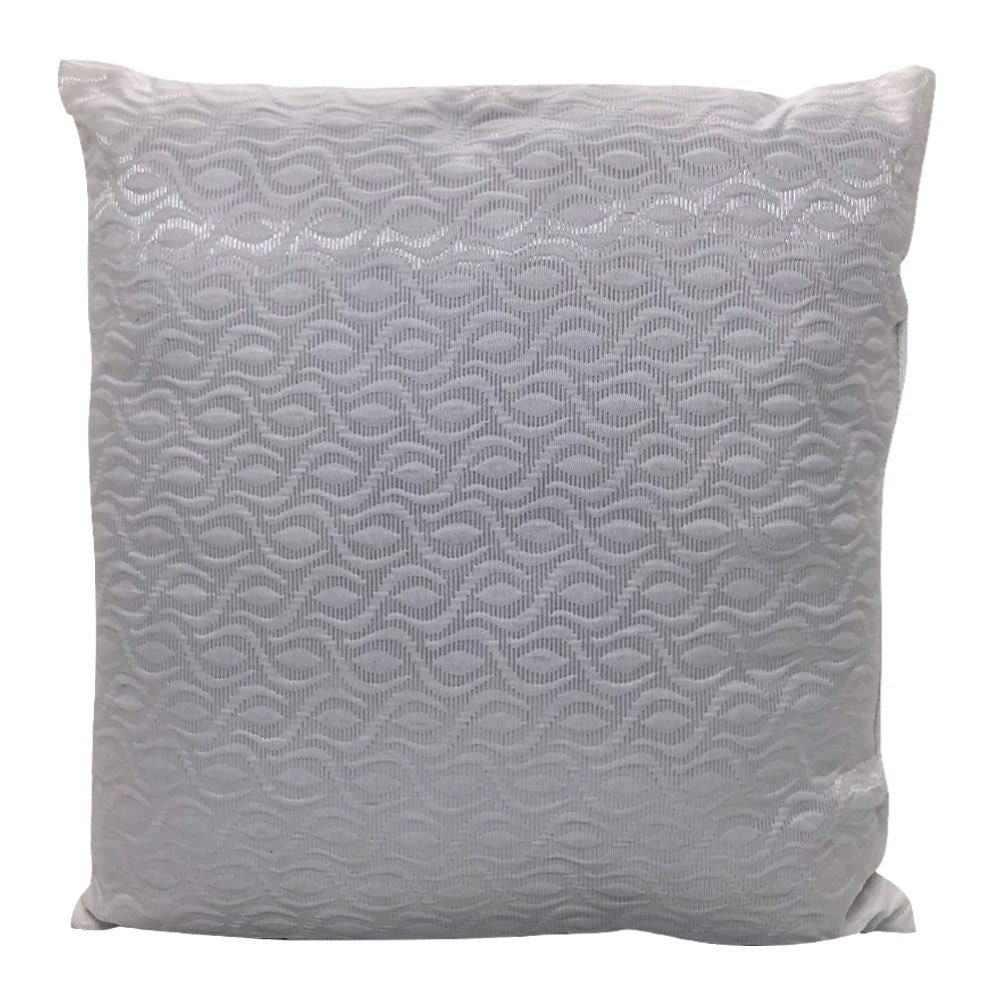 Cojín Home Elegance Oporto 43 cm x 43 cm - Blanco