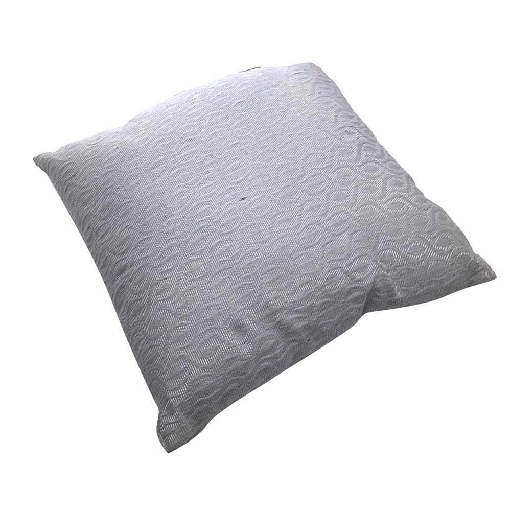 Cojín Home Elegance Oporto 43 cm x 43 cm - Plateado