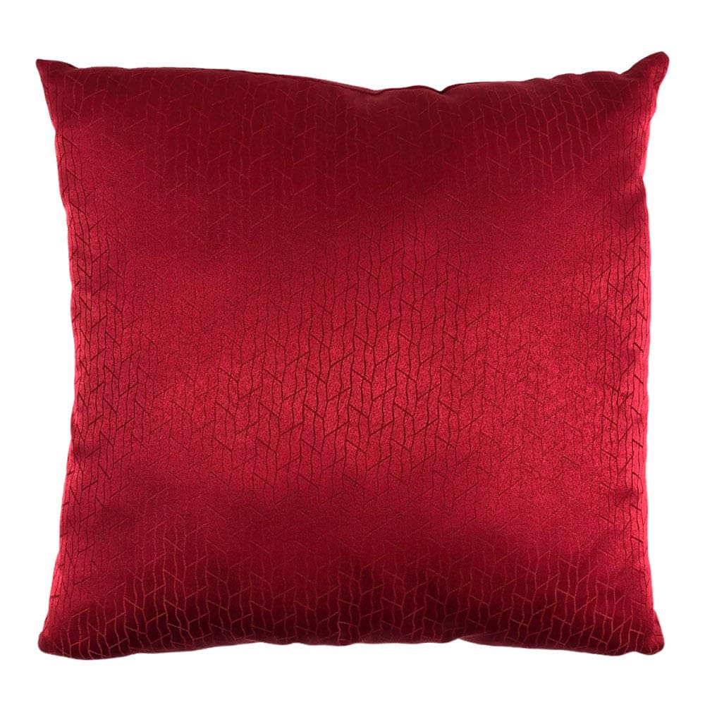 Cojin Elements Furniture Decorativo Marriot 17.7" x 17.7" - Rojo