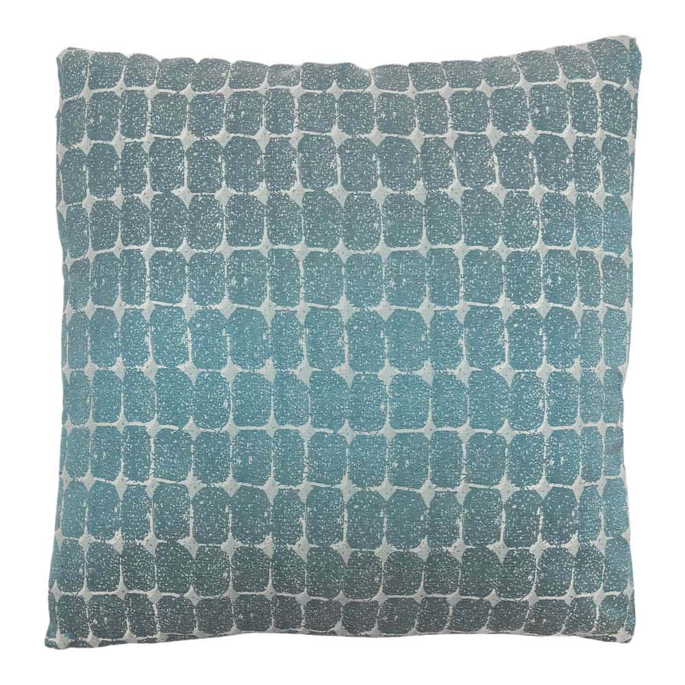 Cojin Elements Furniture Decorativo Loews 17.7" x 17.7" - Aguamarina oscuro