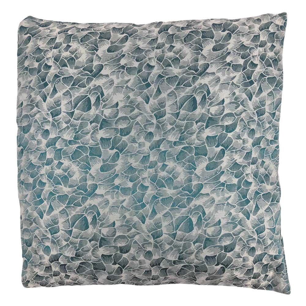 Cojin Elements Furniture Decorativo Crown 17.7" x 17.7" - Aguamarina oscuro