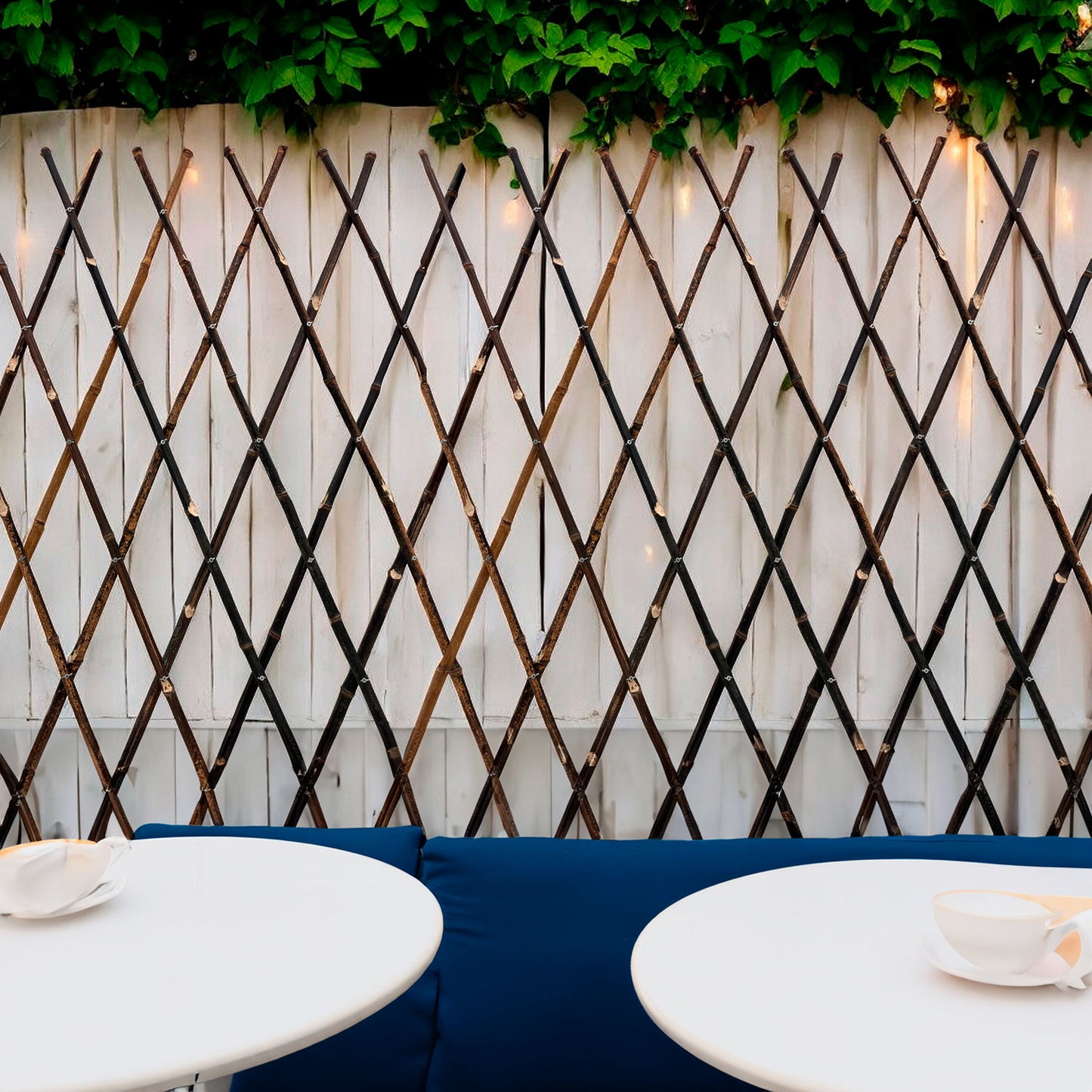 Cerca Decorativa Home Elegance De Bamboo coffee