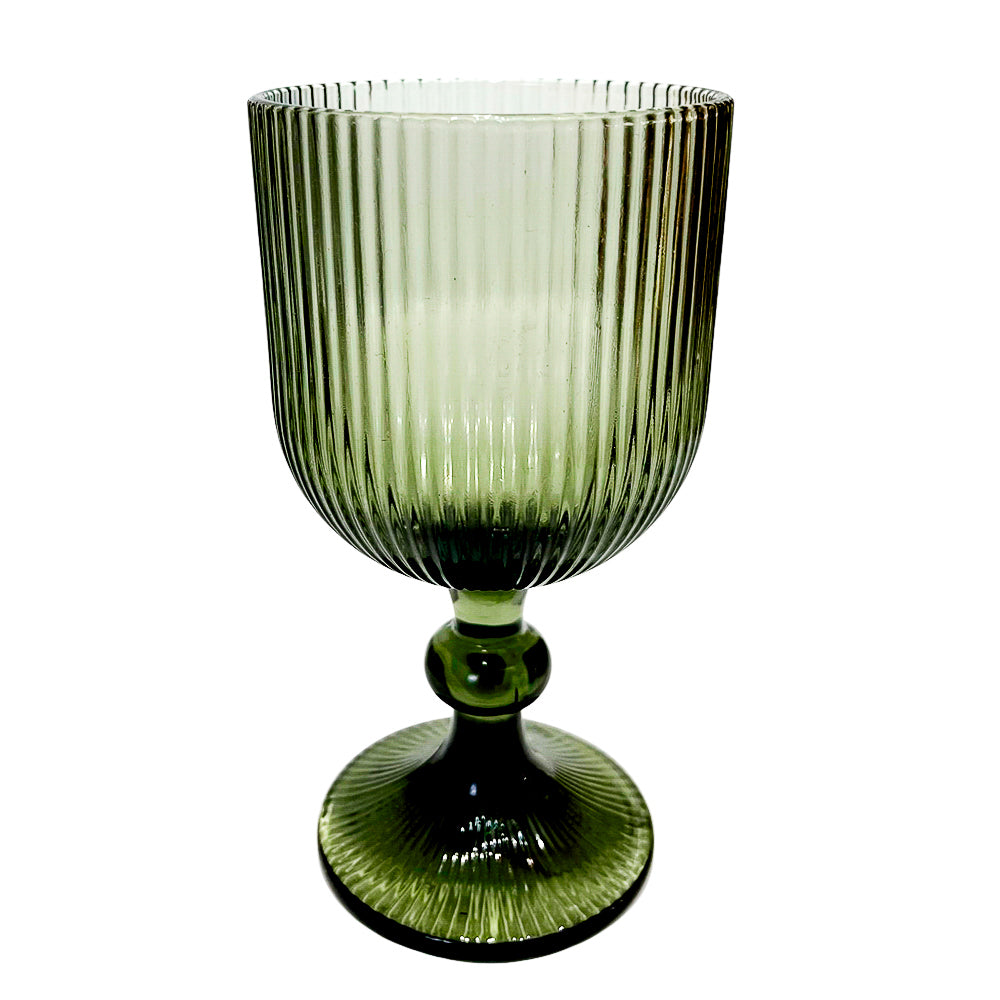 Copa Home Elegance / Vidrio - Para Agua - Colores Surtidos - 16.5 cm