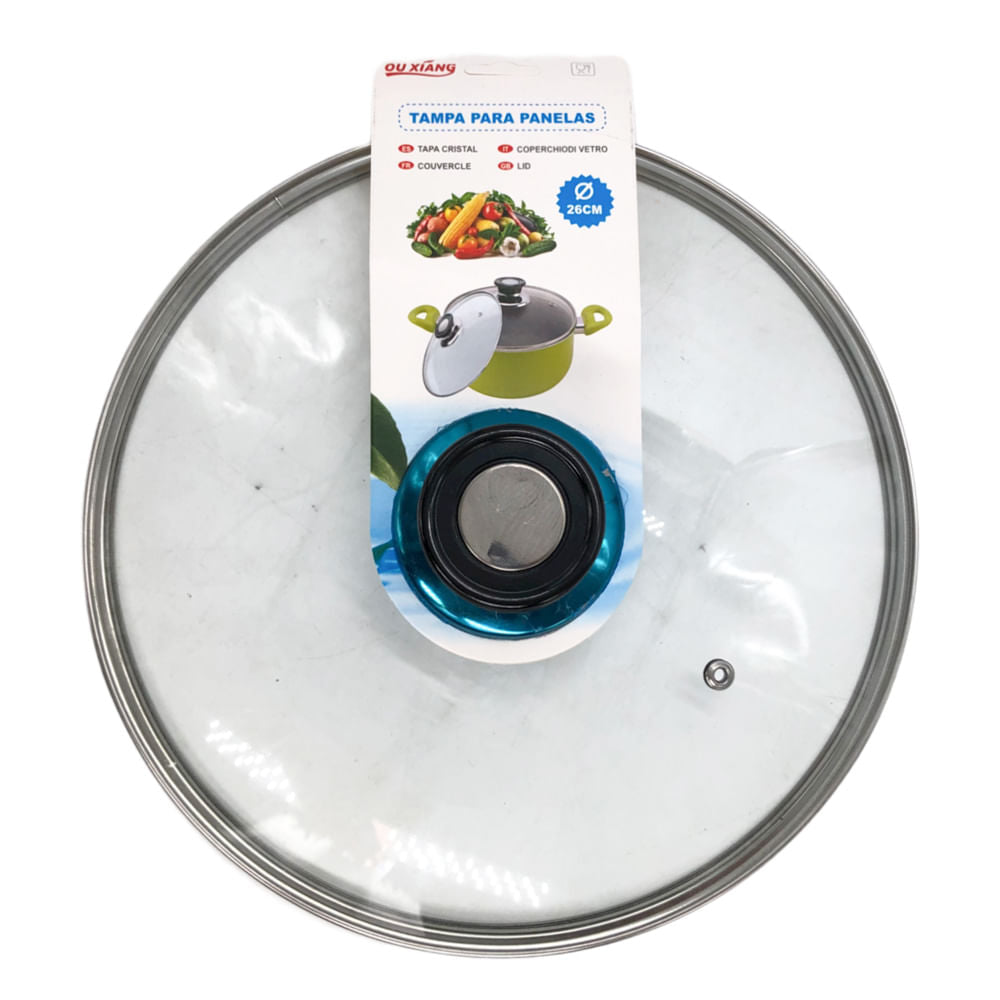 Tapa Lotus de Vidrio 26 cm