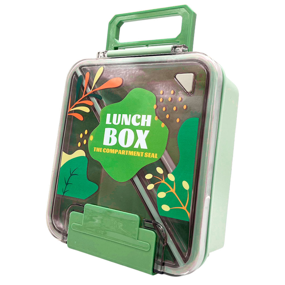 Envase Plástico Infantil Home Elegance Para Sandwich / 2 Divisiones / Surtido