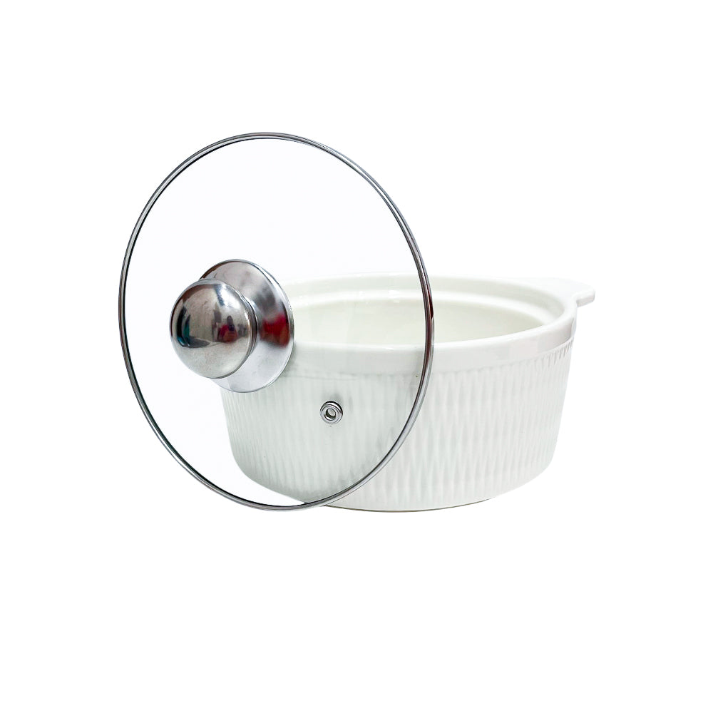 Envase De Cerámica Con Tapa Home Elegance