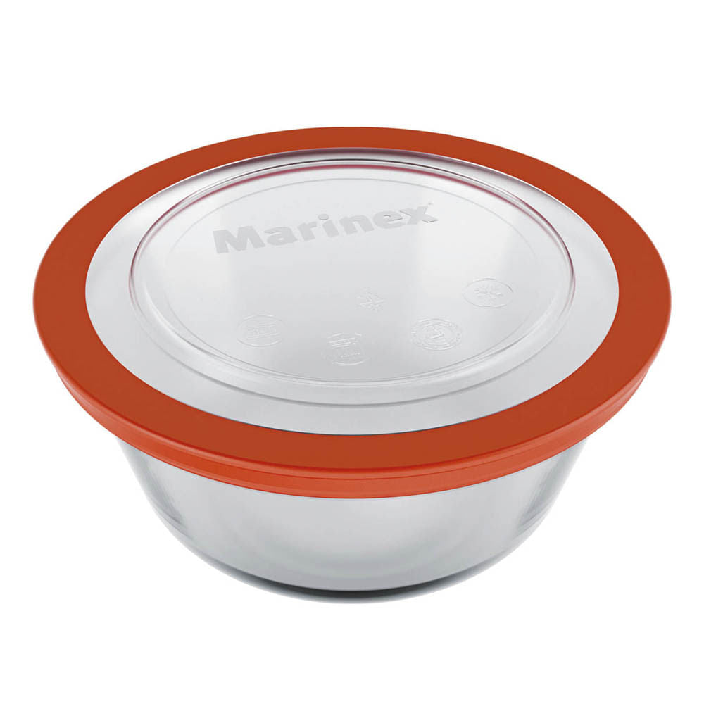 Envase de Vidrio Marinex Hermetic Con Tapa de 1.2 L
