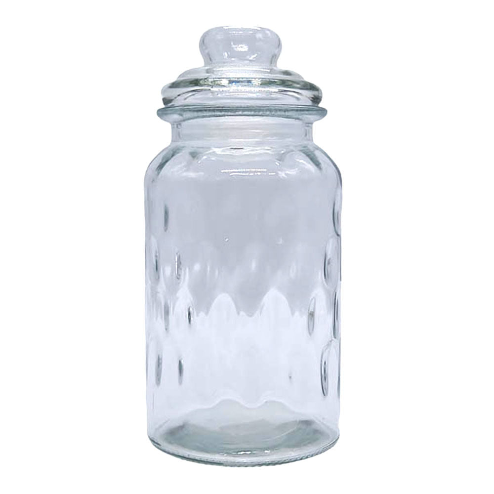 Canister de Vidrio Con Tapa Homestar 23 cm x 11 cm