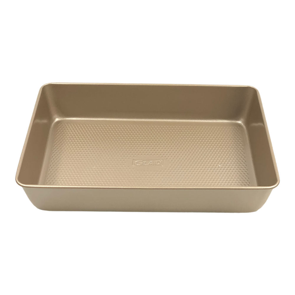 Bandeja Glad Para Asar 13.6" x 9.4" - Dorado Oscuro