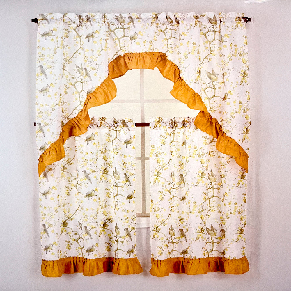 Cortina para Cocina Bird Estampada / 3 Piezas / Home Elegance