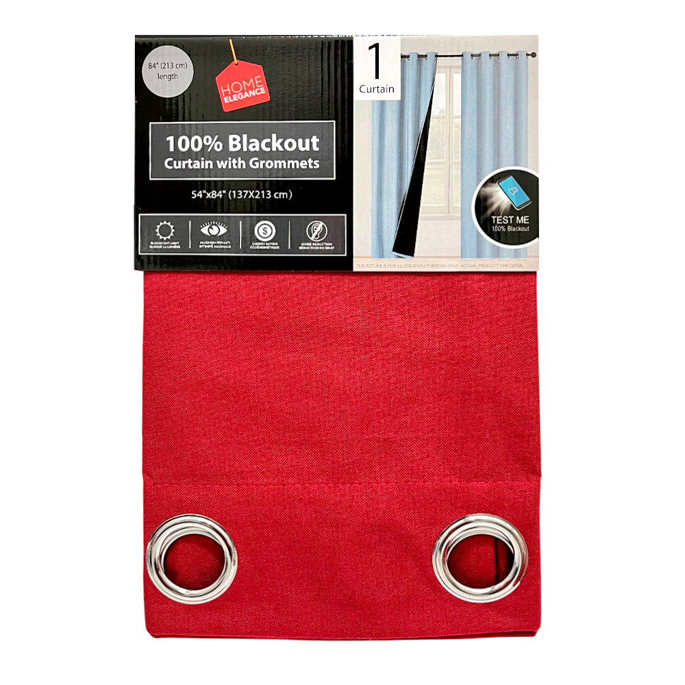 Cortina Blackout / Home Elegance / Surtida / 54"x 84"