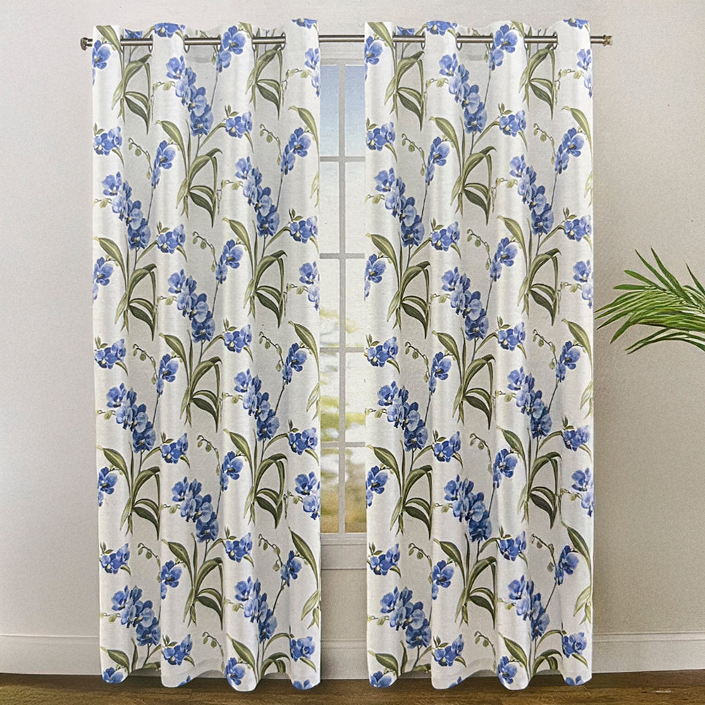 Cortina Clarissa 52" x 90" Blackout Azul / Home Elegance