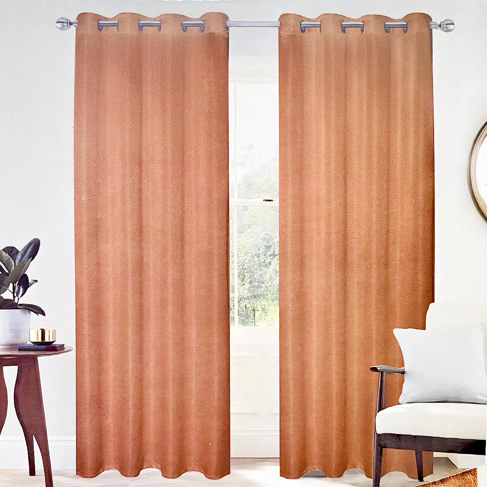Cortina Jade 54" x 84" Jacquard Mocha / Home Elegance