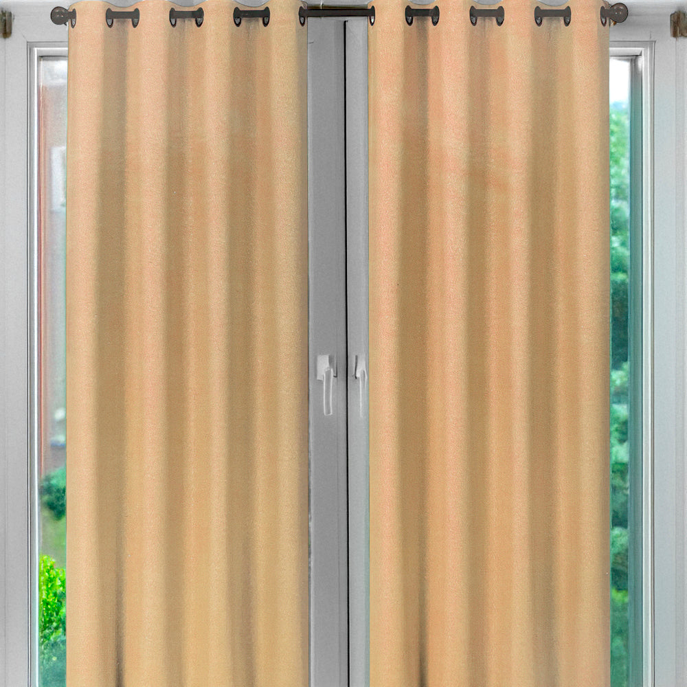 Cortina Lisa 54" x 84" Jacquard Dorada / Home Elegance