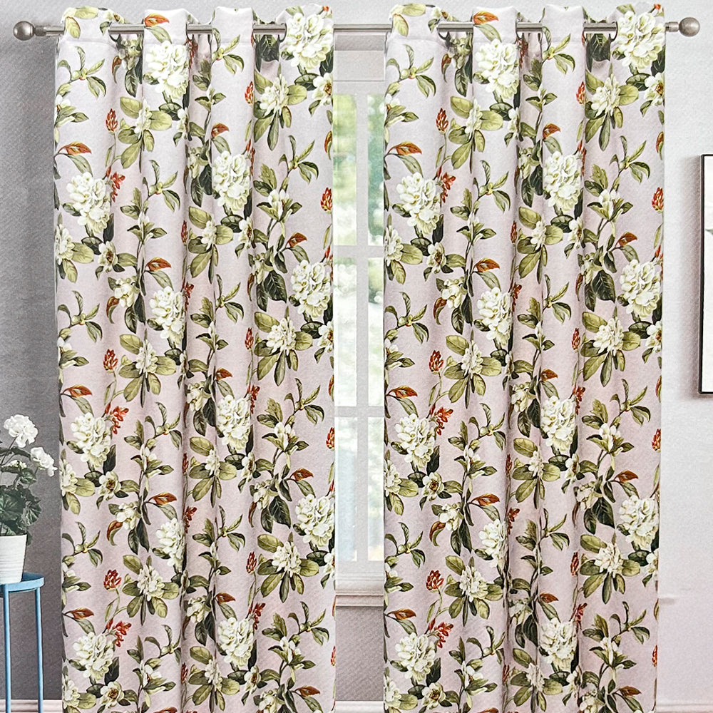 Cortina Melissa 52" x 90" Blackout Beige / Home Elegance