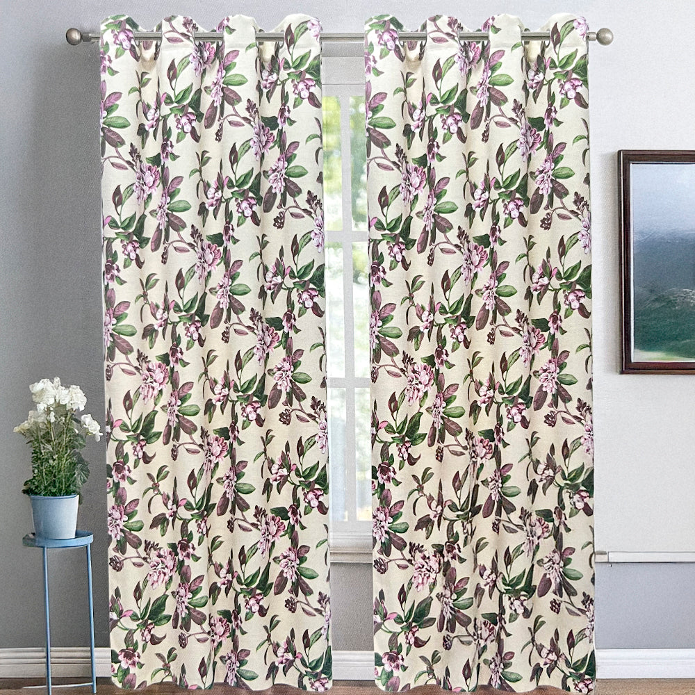 Cortina Melissa 52" x 90" Blackout Burgundy con Aros / Home Elegance