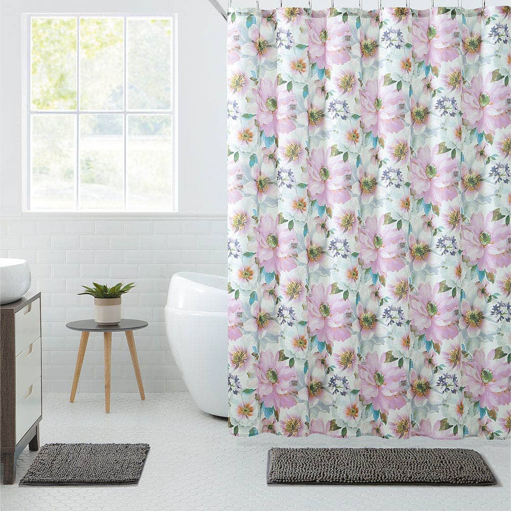Cortina Para Baño Victoria Classics Sara de Tela 70" x 72"