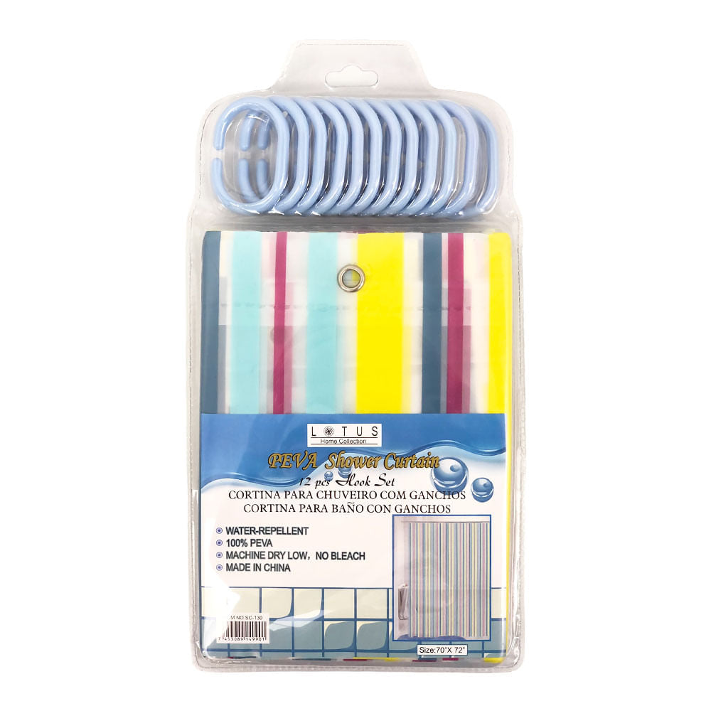 Cortina Para Baño Peva Estampada 70" x 72" - Surtido