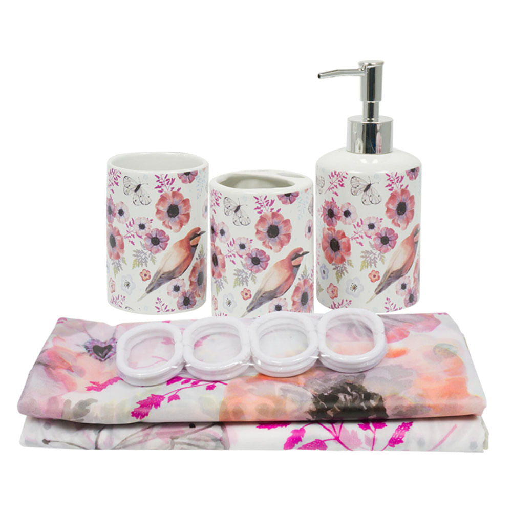 Accesorios para Baño Four Seasons 16 piezas Multicolor