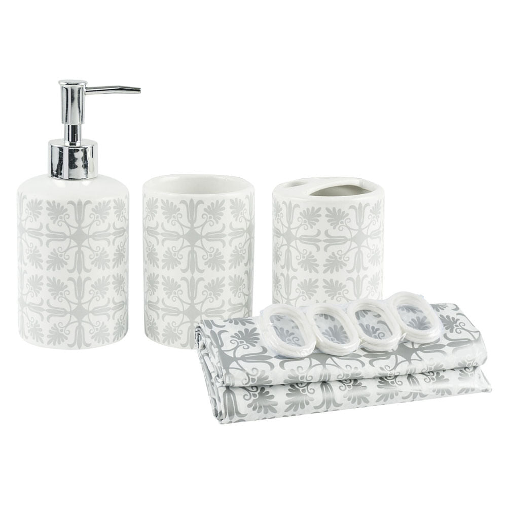 Accesorios Para Baño Four Seasons Con Cotina de 16 Piezas