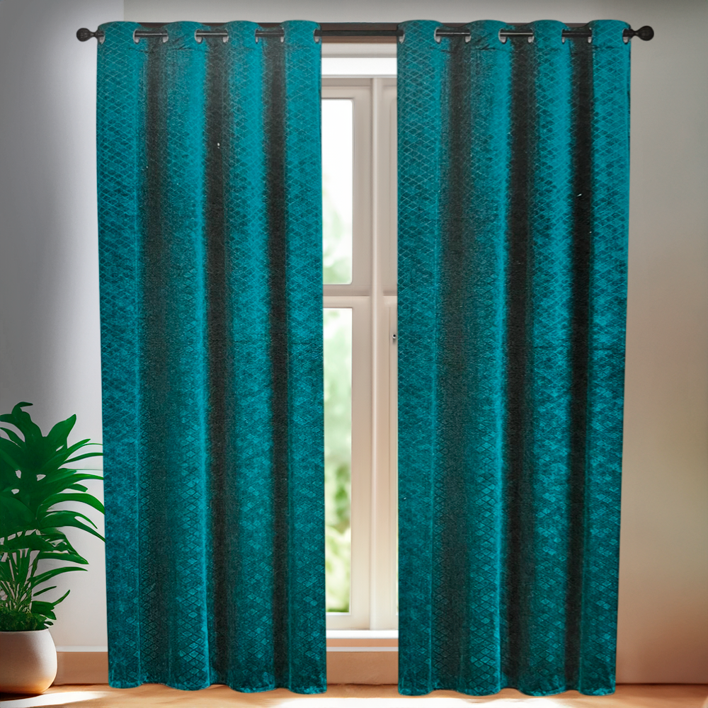 Cortina Zaragoza Lord Club 54" x 84" con Aros – Dark Room