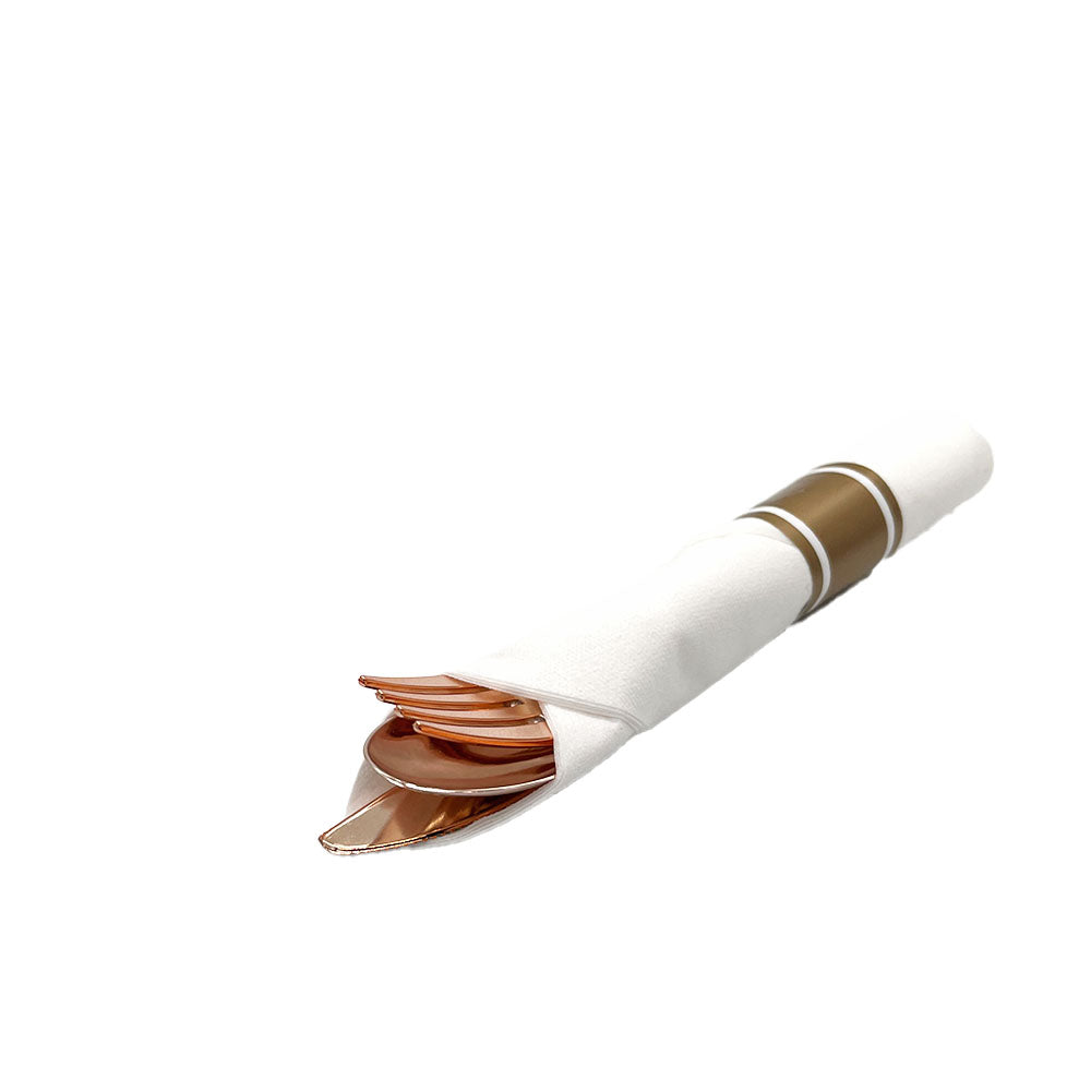 Cubierto Plástico Great Value 24 Piezas Cobre