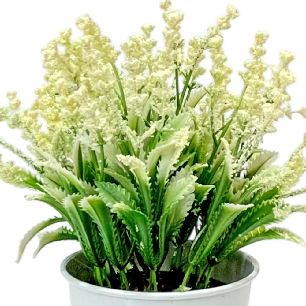 Pote Decorativo Home Elegance Con Flores Estilo Lavanda / Surtido