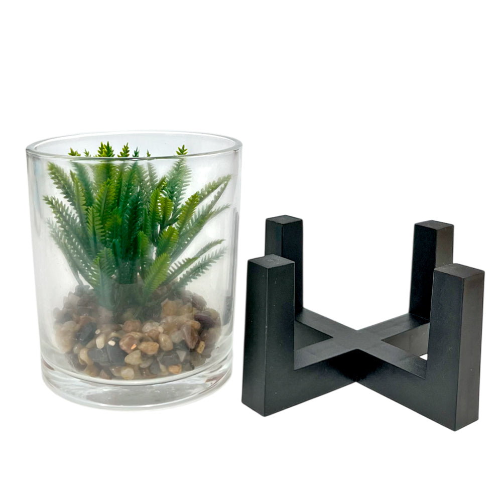 Pote Decorativo de Vidrio Home Elegance 4" / Surtido