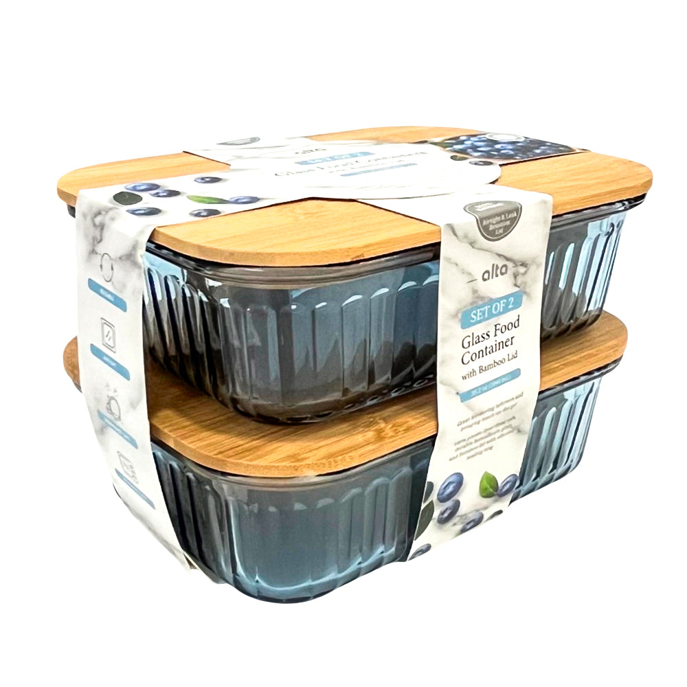 Envase de Vidrio Diamond Home / Set 2 Piezas