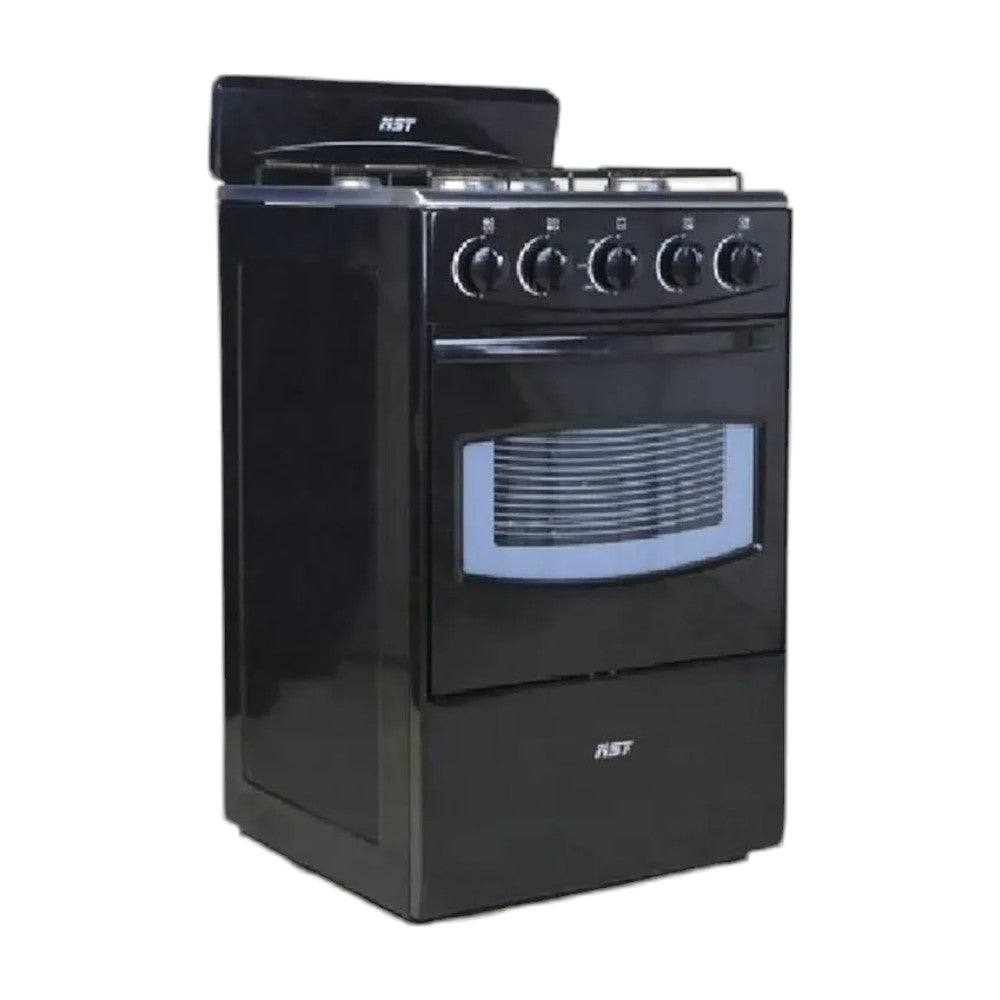 Estufa a Gas NST de 20" / 4 Quemadores / Negro