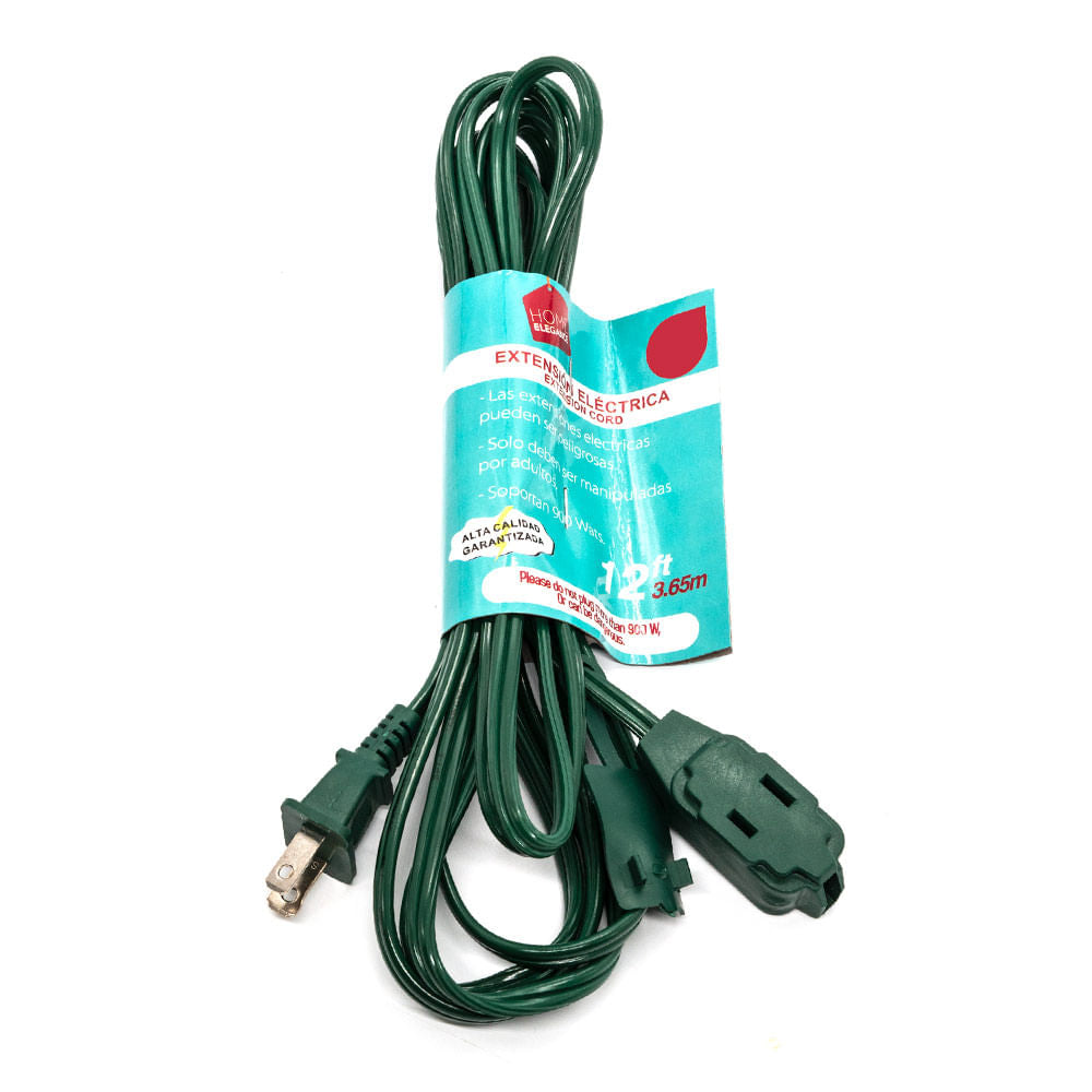 Extensión Eléctrica Home Elegance de 12'