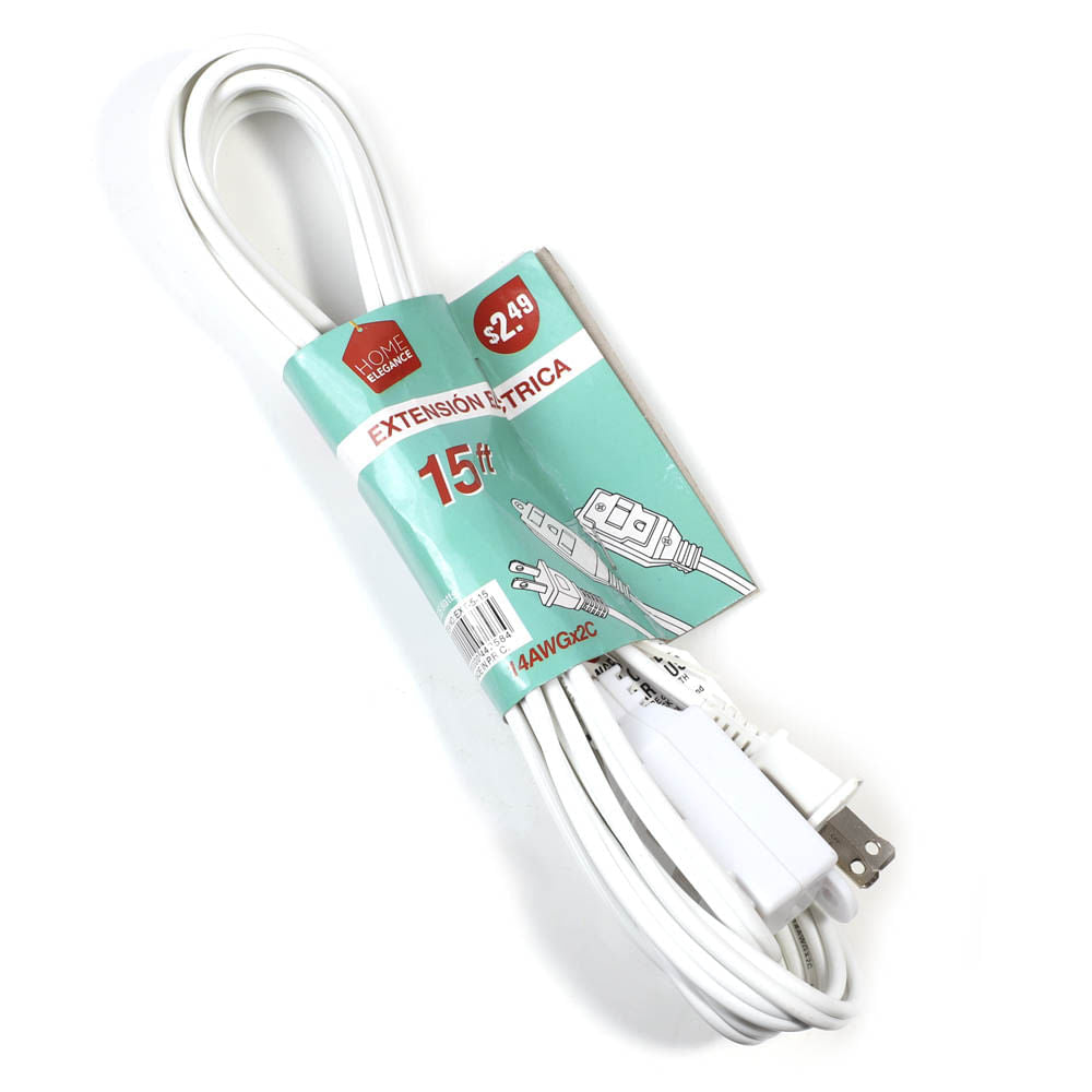Extensión Eléctrica Home Elegance de 15 ft
