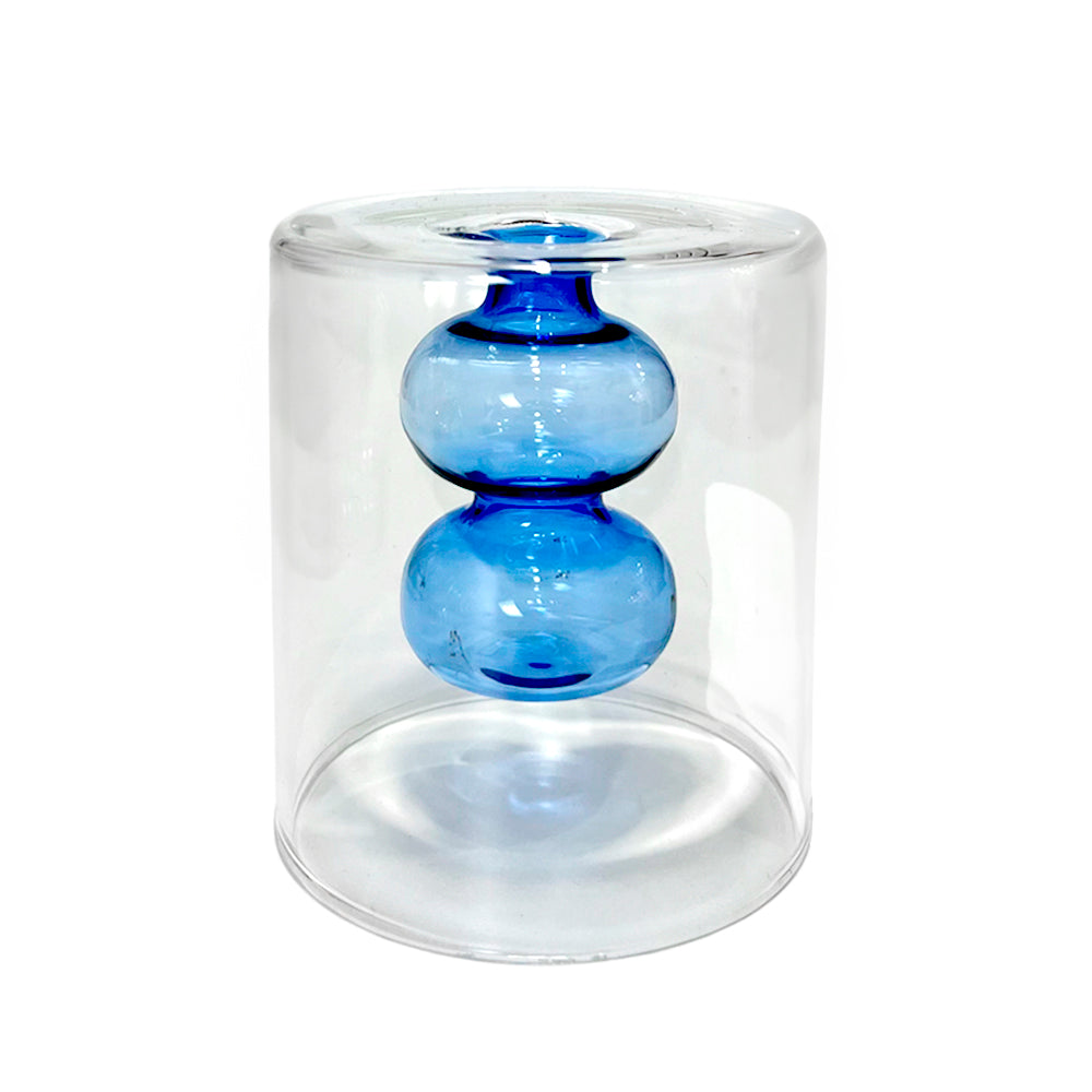 Florero Decorativo Home Elegance de Vidrio / 3.5" x 3"