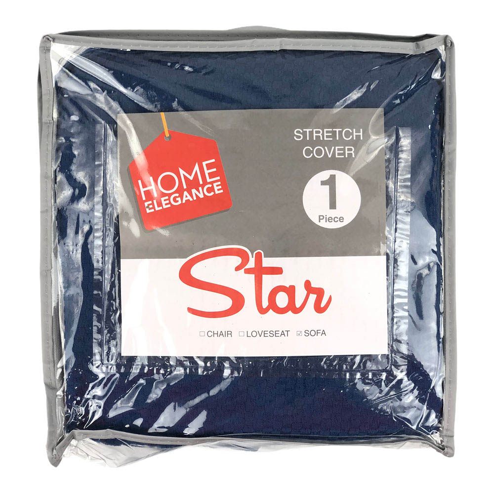 Protector de Sofa Home Elegance Star Stretch 3 Puesto - Turquesa azulado