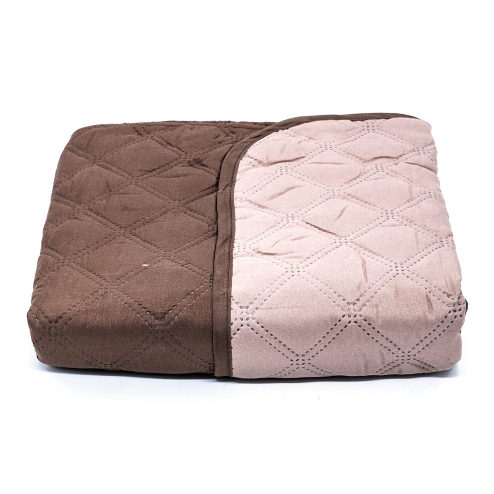 Protector de Sofá Home Elegance Eden Reversible 1 Puesto - Chocolate