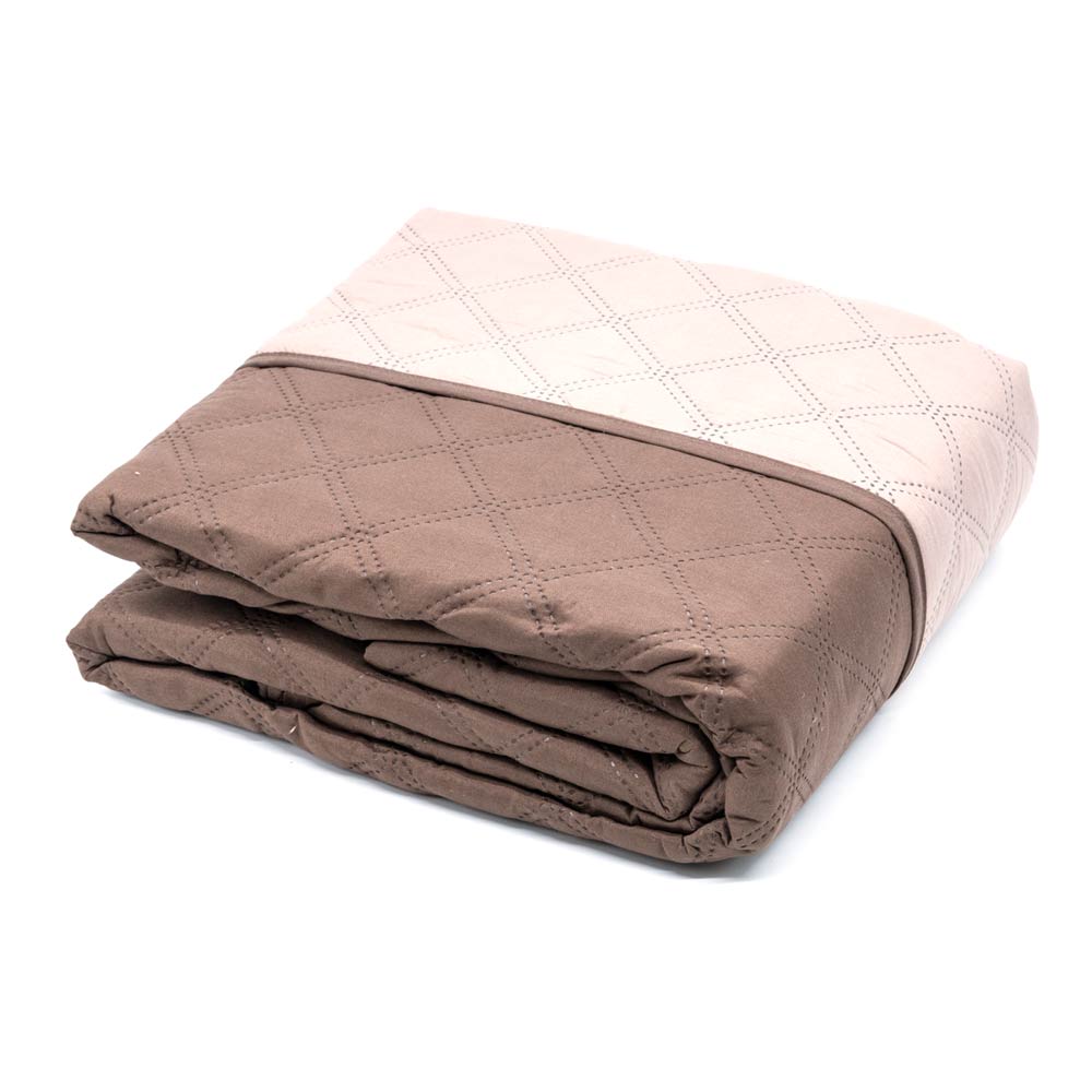 Protector de Sofá Home Elegance Eden Reversible 3 Puesto - Chocolate