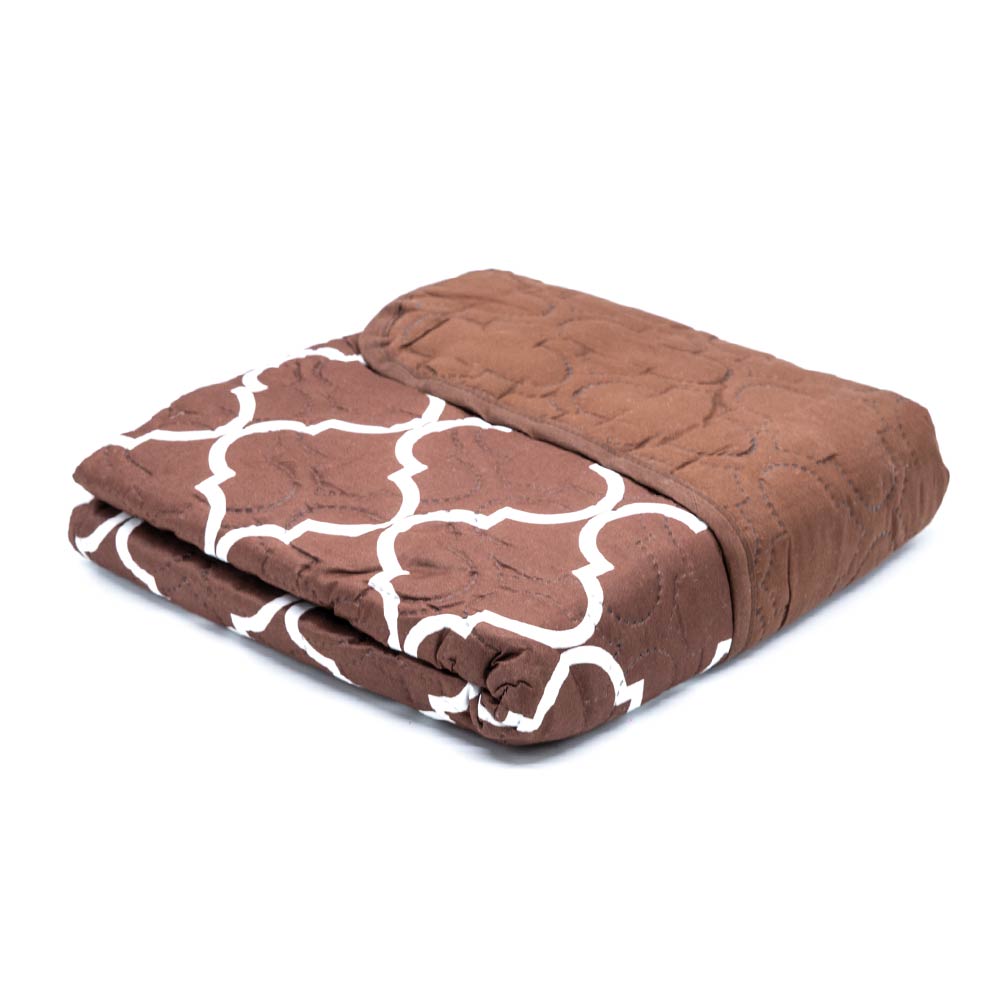Protector de Sofá Home Elegance Coretta Reversible 1 Puesto - Chocolate