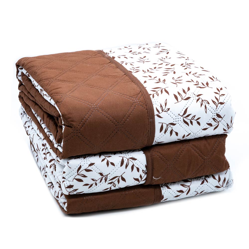 Protector de Sofá Home Elegance Carson Reversible 3 Piezas - Chocolate