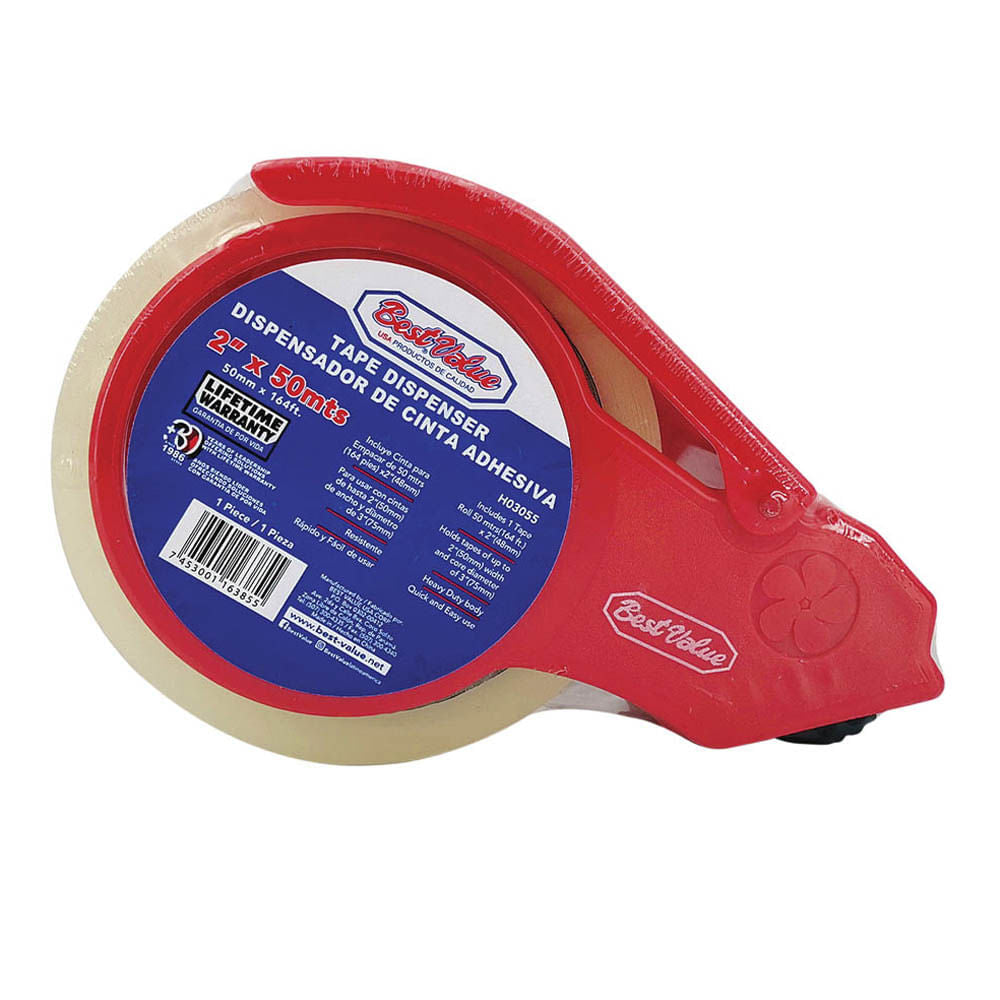 Dispensador de Cinta Adhesiva Best Value Con Cinta de 2"