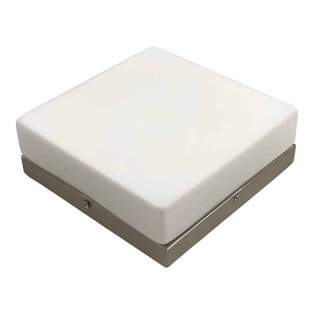 Lámpara de Techo Westinghouse Cuadrada 2 Luces - Blanco