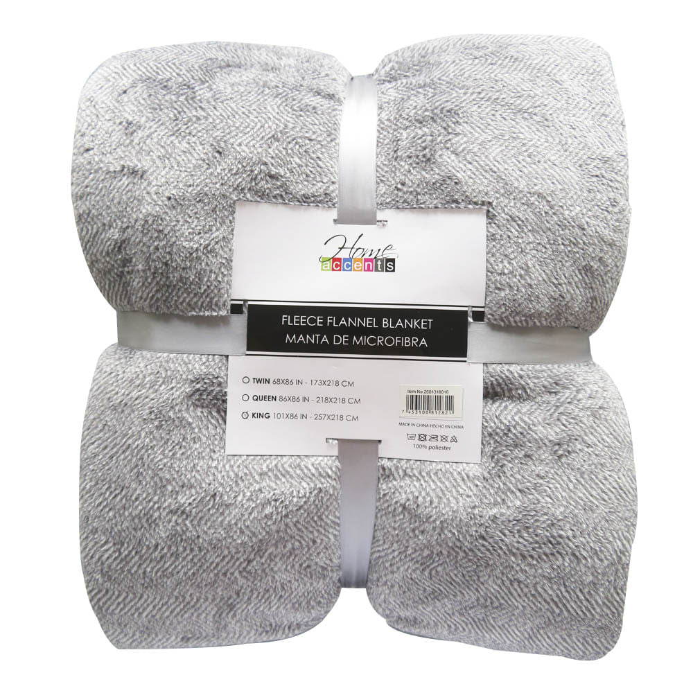 Manta de Lana King Home Accents 101" x 86"